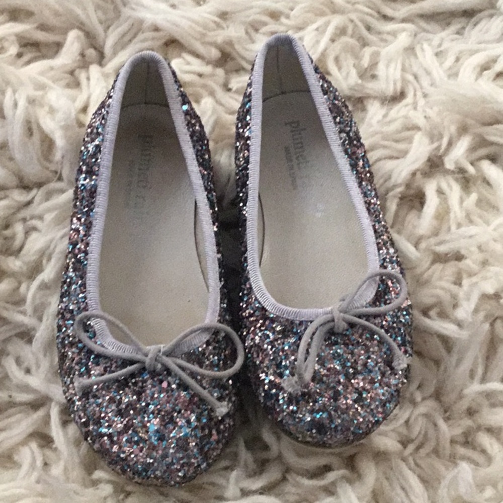 Italian toddler sparkly shoes, sz 24 Beautiful!
